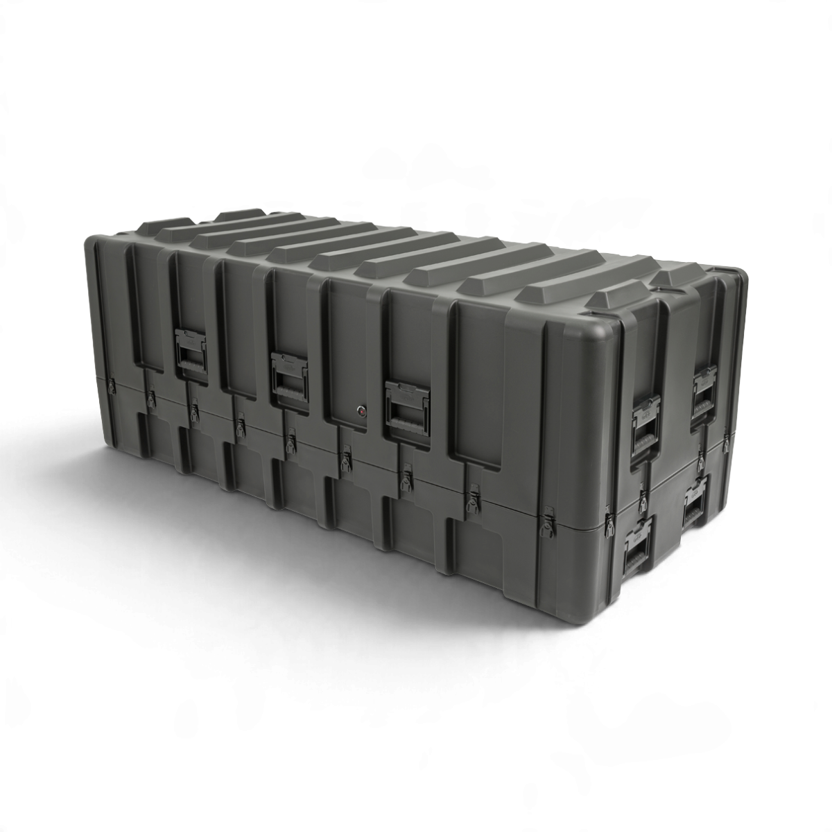 SKB Cases rSeries 7532-27 black roto-molded military-grade waterproof shipping case with stainless steel latches