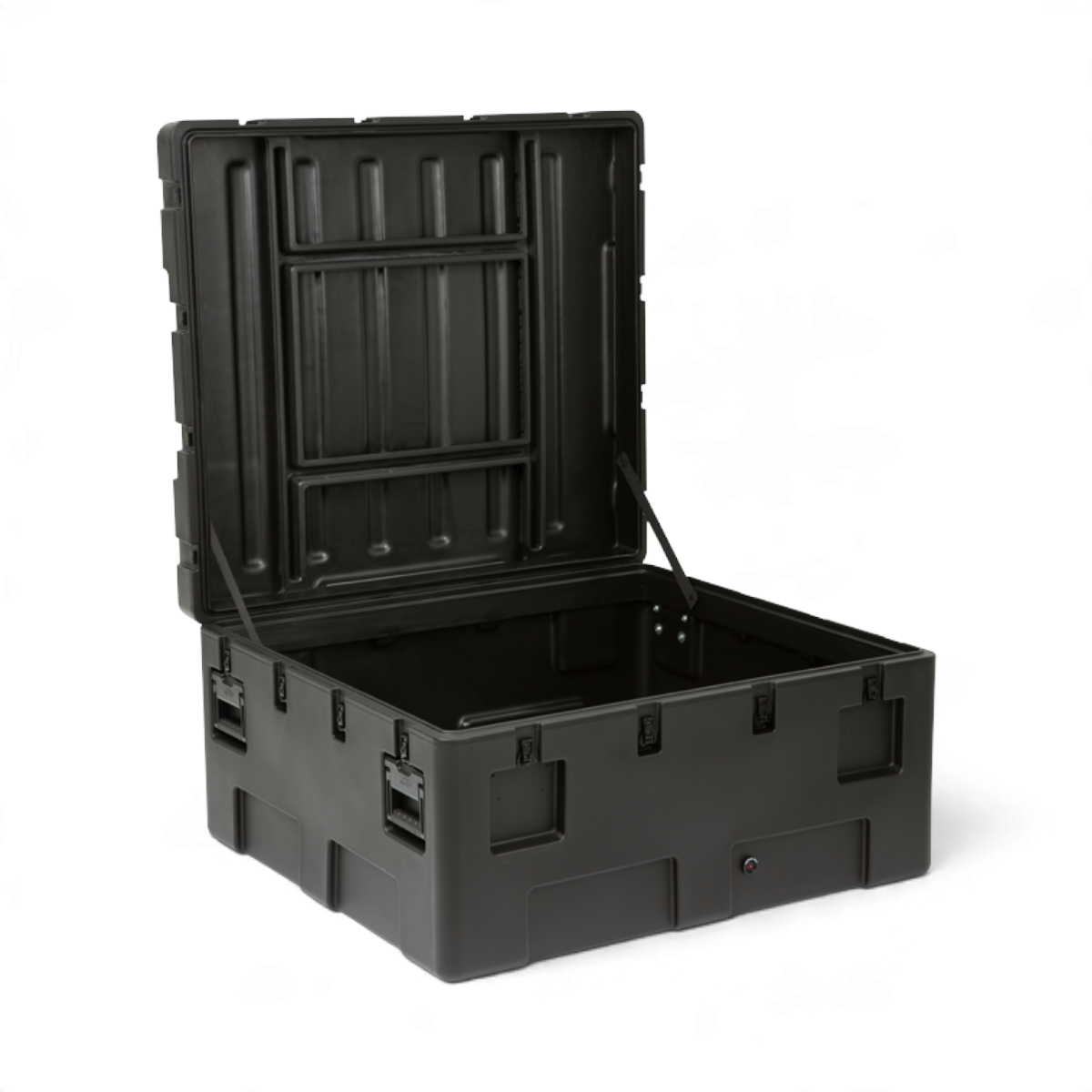 SKB Cases rSeries 4238-20 black roto-molded LLDPE military-standard shipping case with open lid