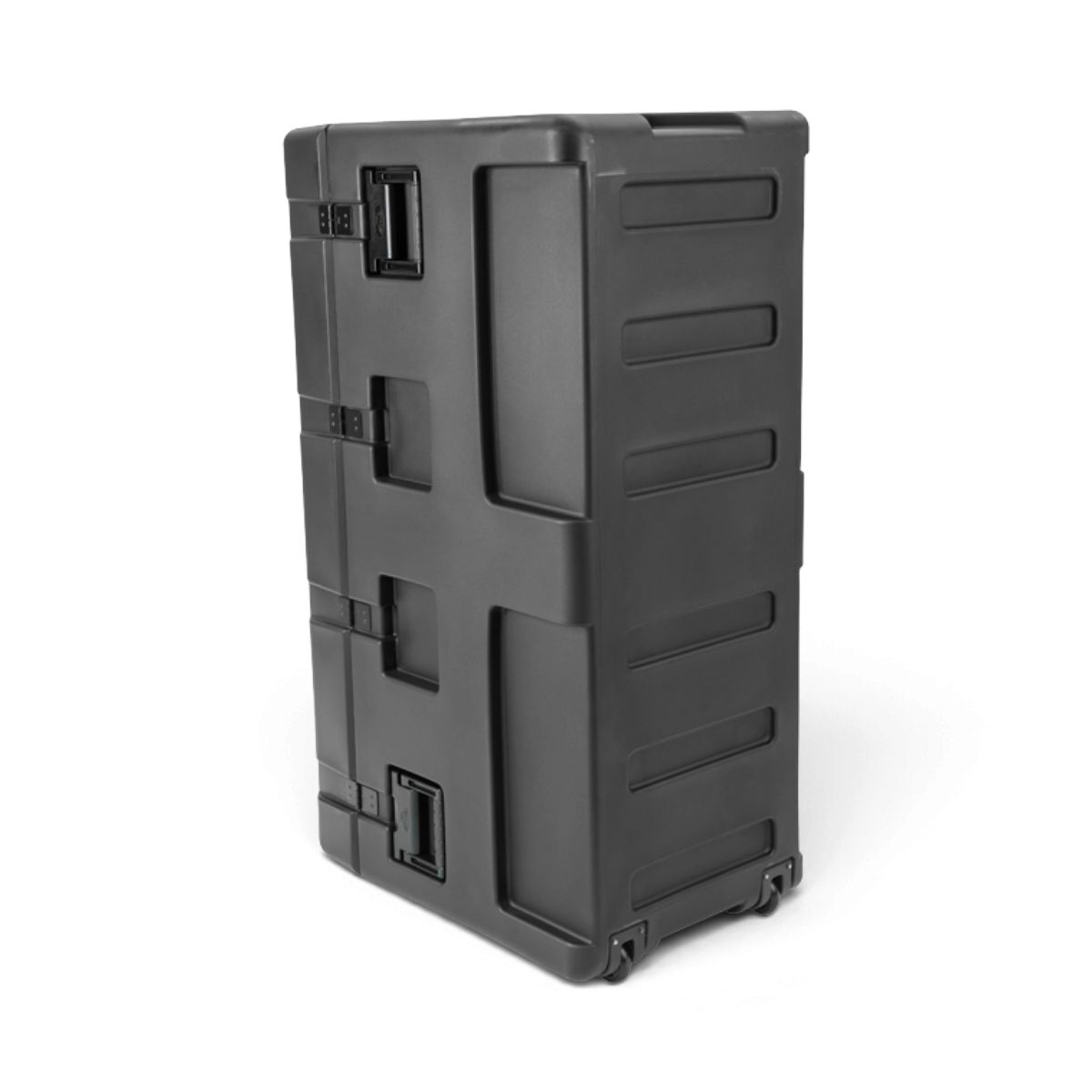 SKB Cases rSeries 4416-24 black roto-molded military-grade transport case with wheels and stainless steel latches