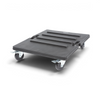 SKB Cases black roto molded caster platform with locking wheels for 3RR and 3RS shock rack cases