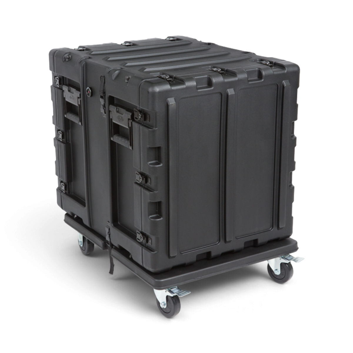 SKB Cases black roto molded caster platform with locking wheels for 3RR and 3RS shock rack cases