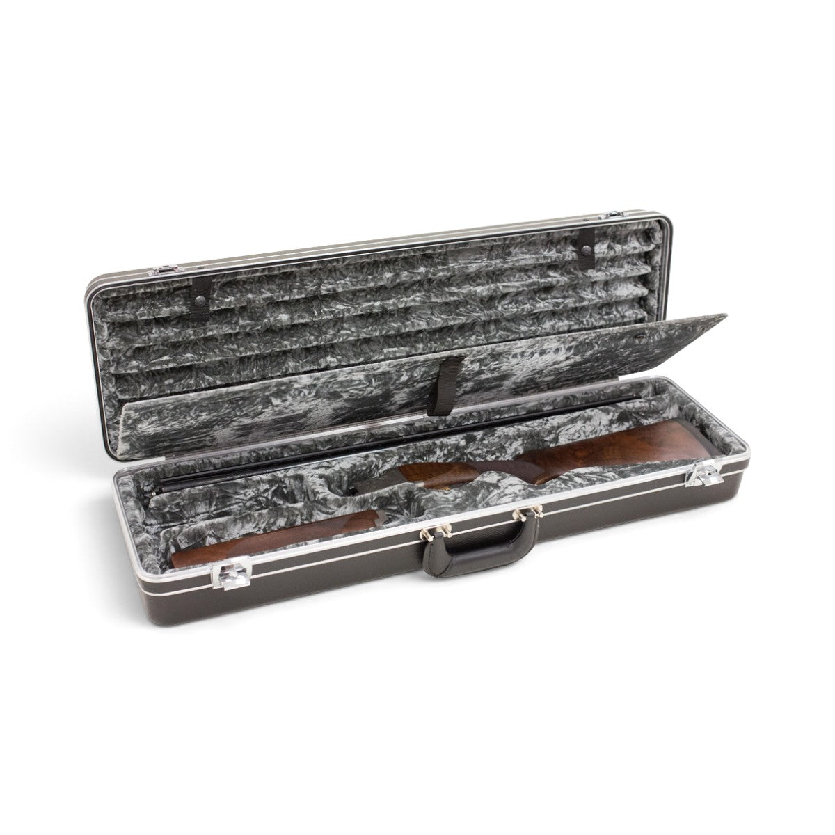 SKB Cases Skeet Case 3209 with durable HDPE shell and plush-lined interior for storing a skeet gun up to 30 inches.