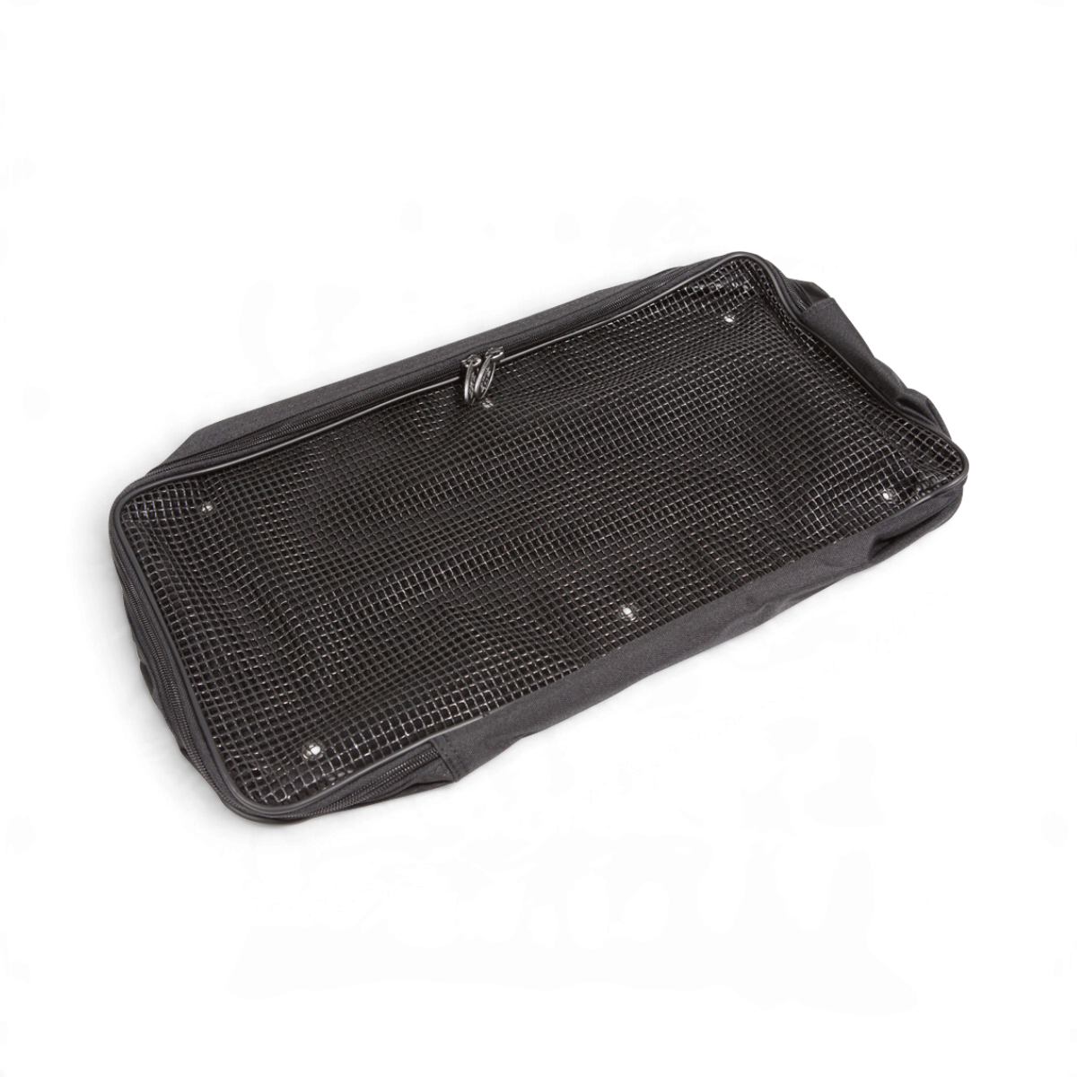 SKB Cases small black mesh accessory pocket for shockrack lids with zipper closure