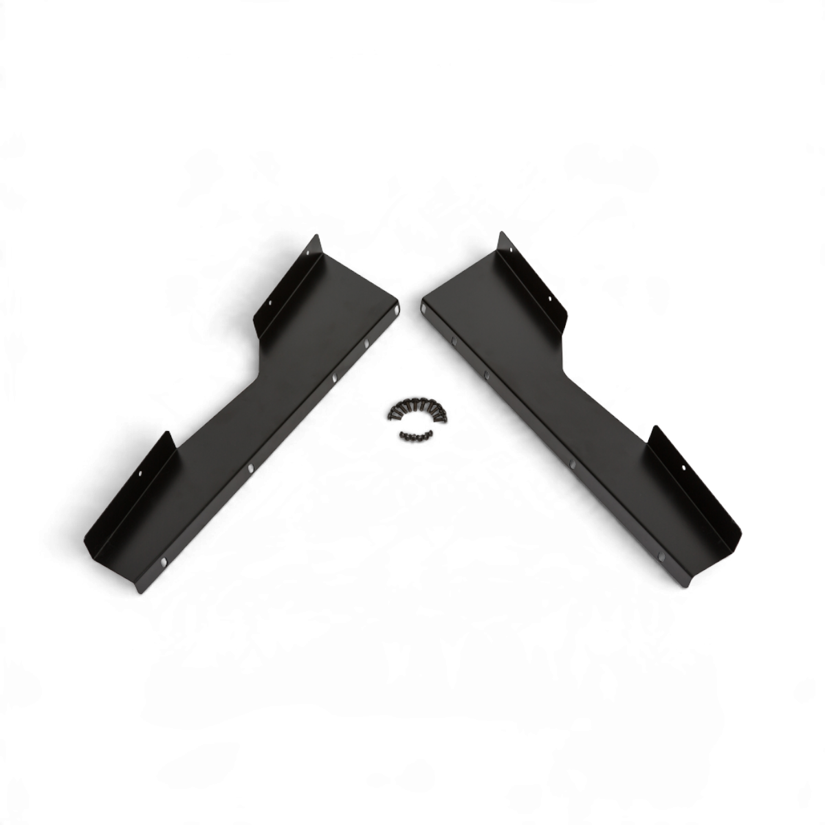 SKB Cases steel rack ears for Allen & Heath SQ-series mixers with included mounting hardware on a white background