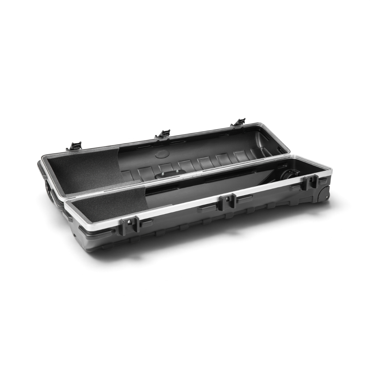 SKB Cases Standard ATA golf travel case in black, featuring a durable polyethylene shell and secure locking system.