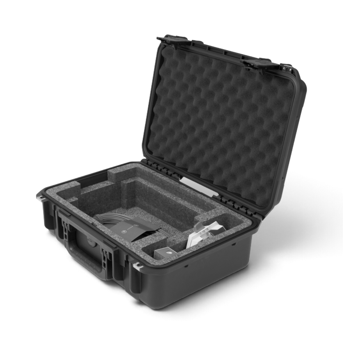 SKB Cases iSeries waterproof hard case with custom foam interior for Starlink Mini antenna and accessories