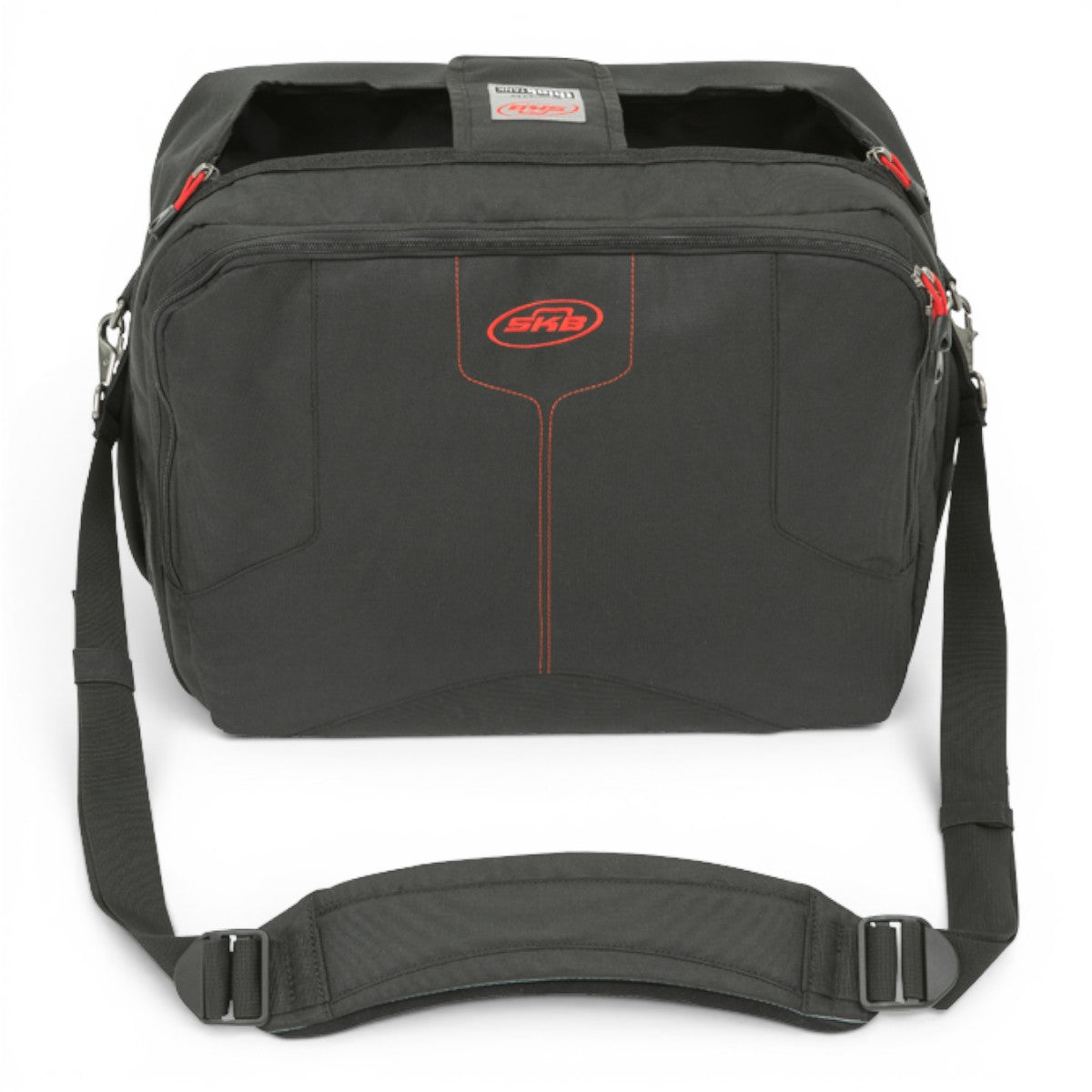 SKB Cases black Think Tank designed case cover with shoulder strap and red logo embroidery for iSeries 1510-6 cases