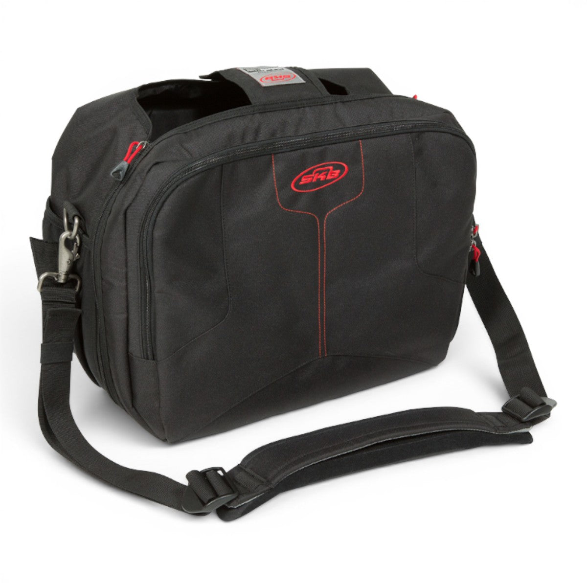 SKB Cases black Think Tank designed case cover with shoulder strap and red accent stitching for iSeries 1309-6 cases