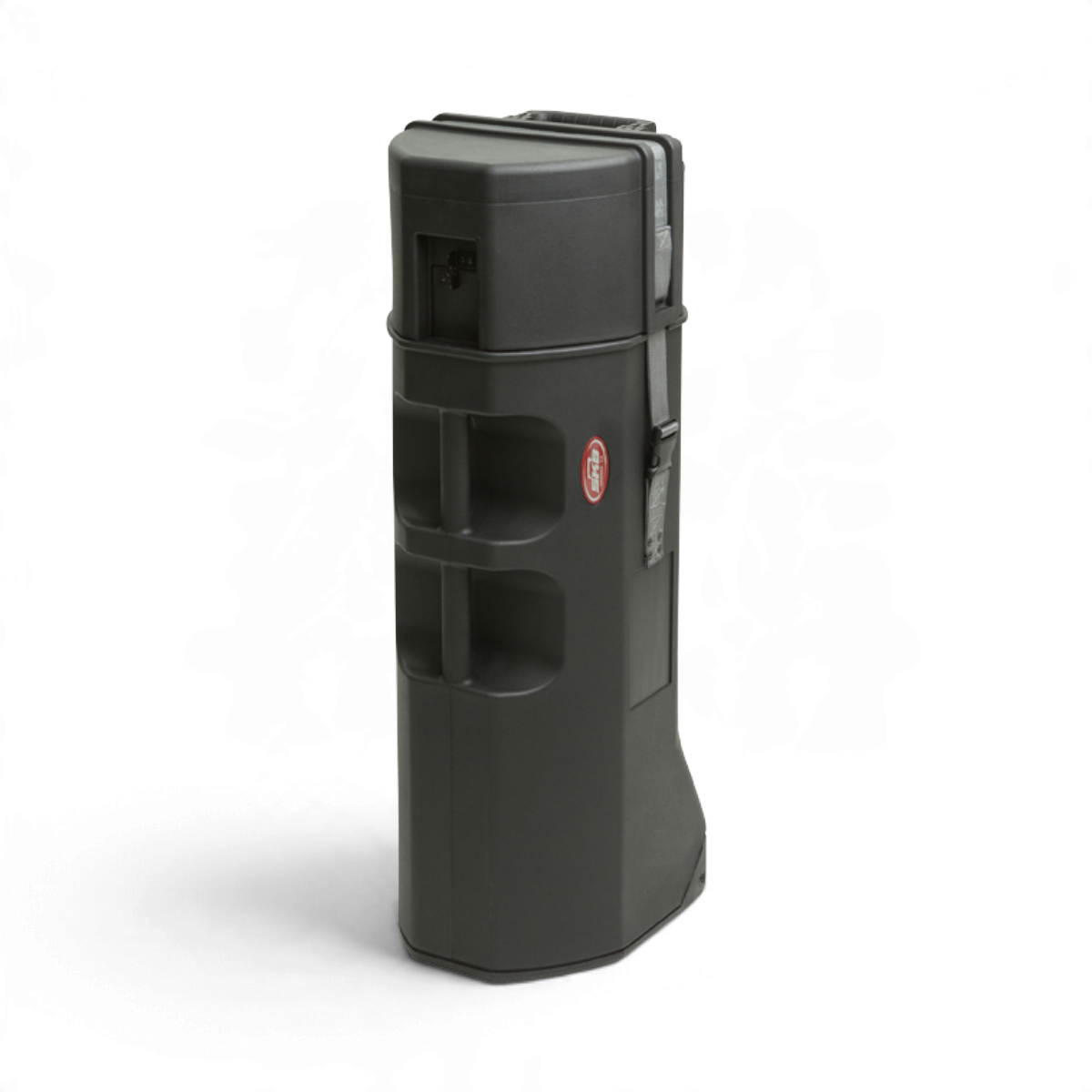 SKB Cases TL Series 3411 black roto-molded tripod case with wheels and heavy-duty straps for equipment transport
