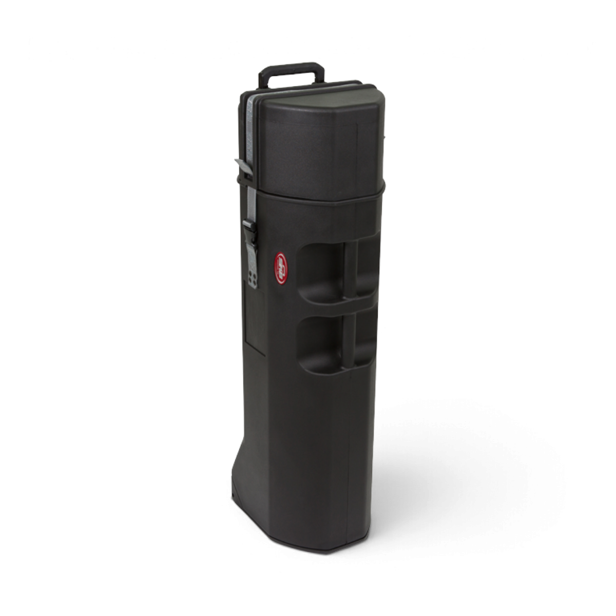 SKB Cases TL Series 4111 black roto-molded tripod case with wheels and heavy-duty buckle straps