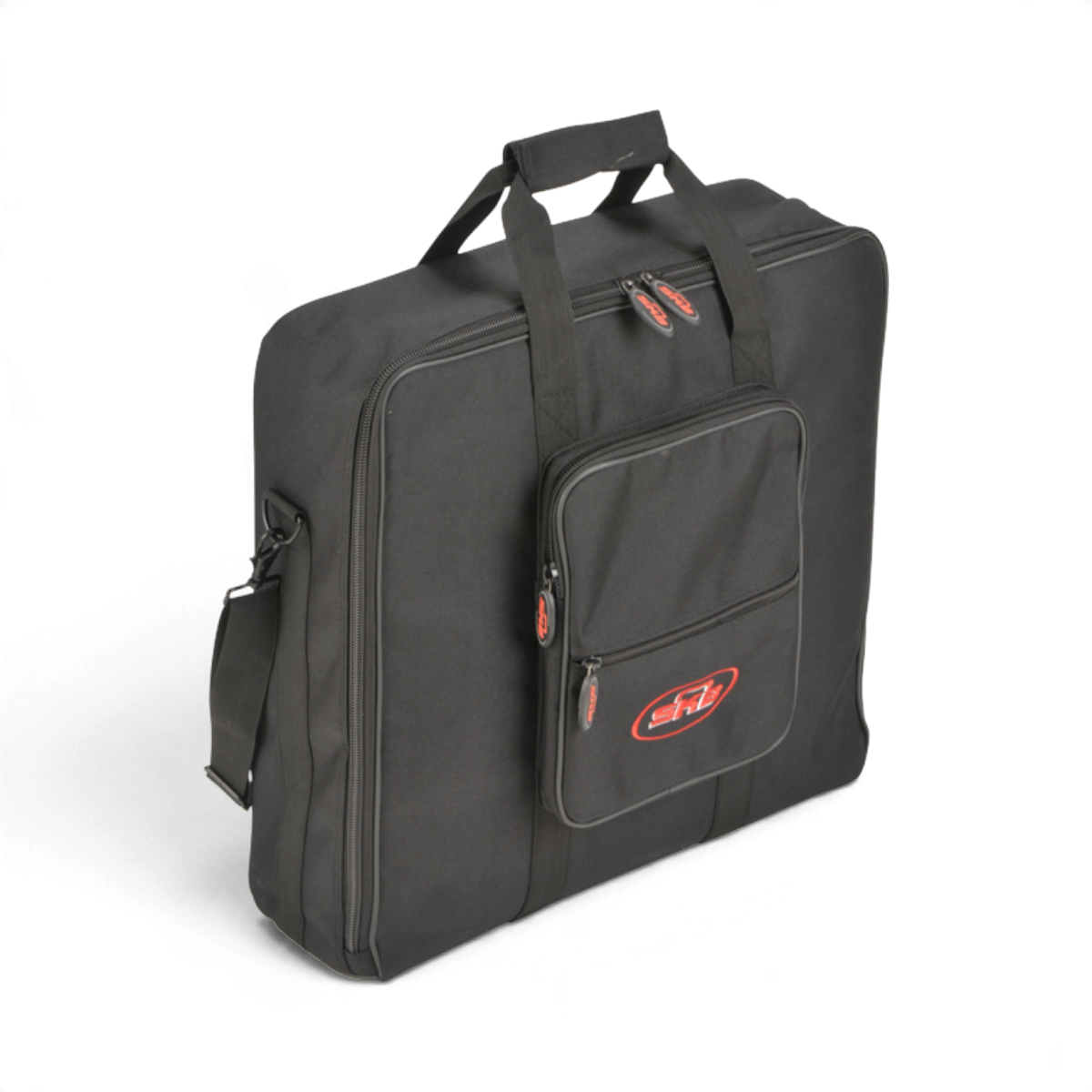 SKB Cases UB Series 1818 black padded mixer equipment bag with accessory pocket and shoulder strap