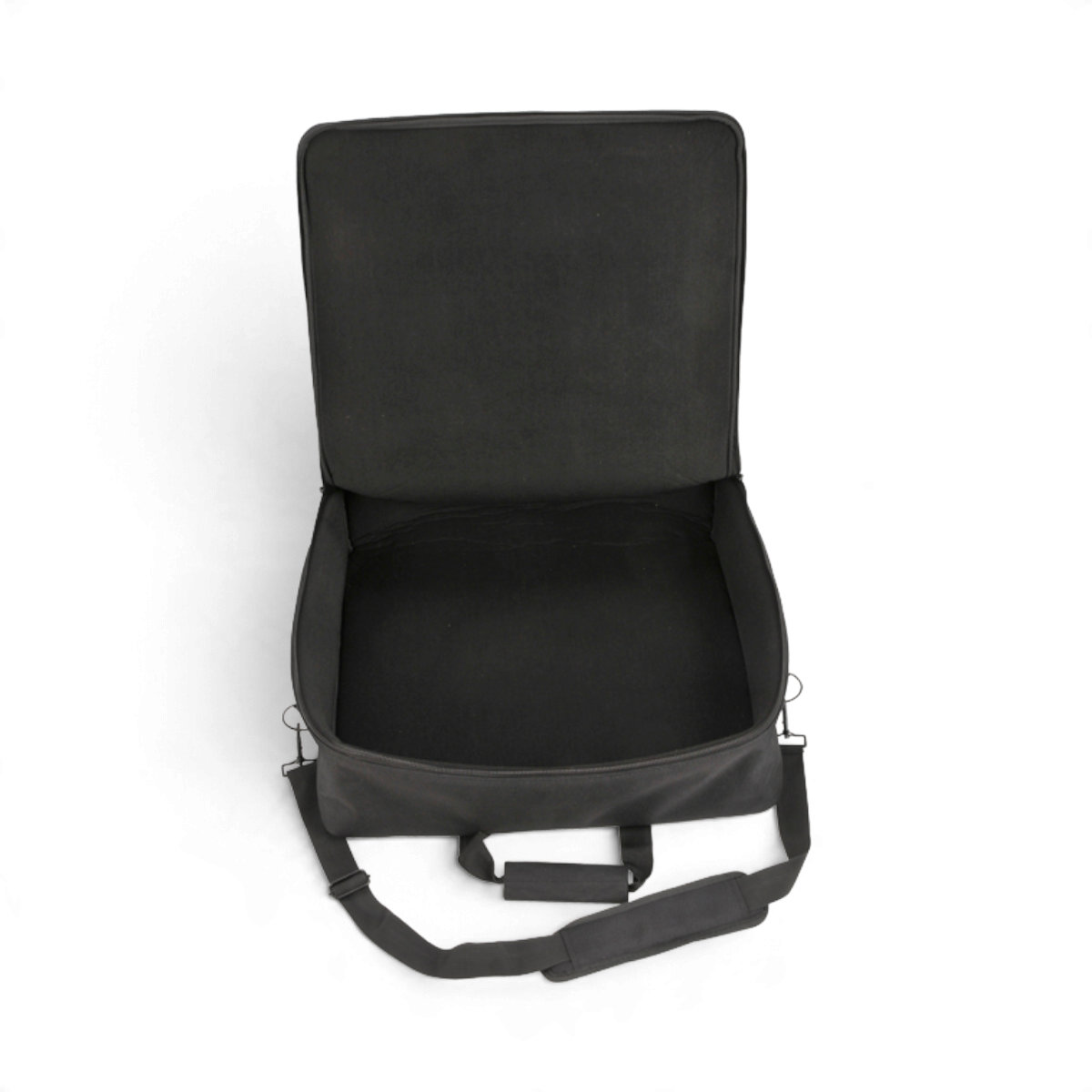 SKB Cases UB Series 2020 black padded universal mixer and equipment bag with shoulder strap and open lid