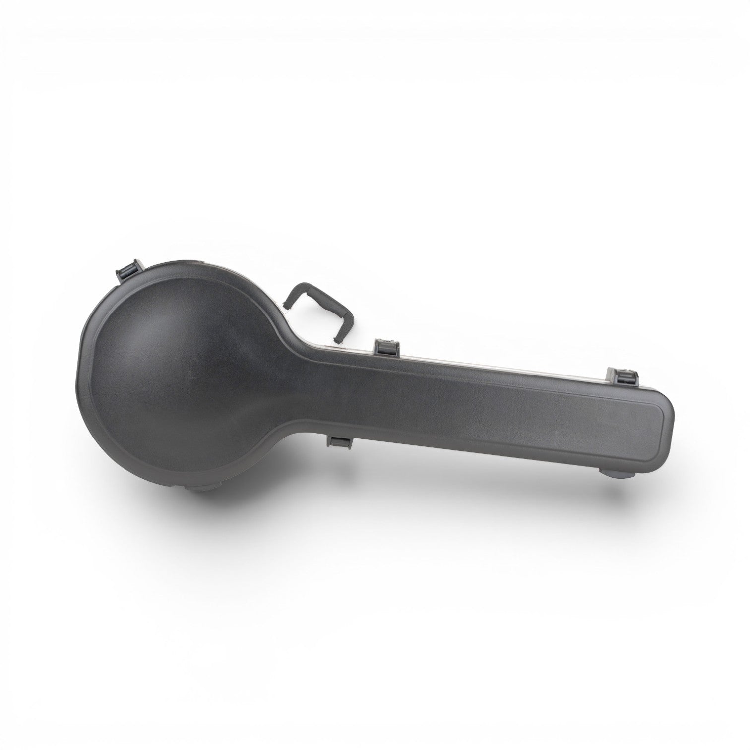 SKB Cases universal 4/5 string banjo hard case with black ABS plastic exterior and secure locking latches