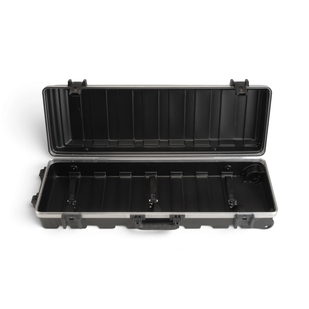 SKB Cases vSeries 3611 hard-shell equipment case in black with TSA-approved latches and internal securing straps