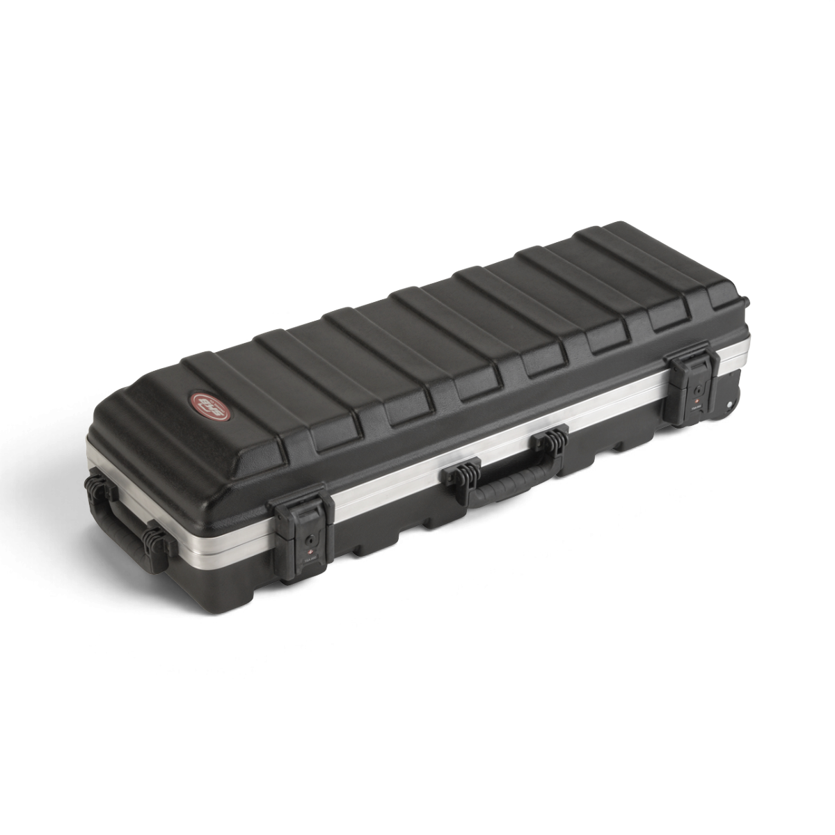 SKB Cases vSeries 3611 black polyethylene hard-shell equipment transport case with TSA locking latches and wheels