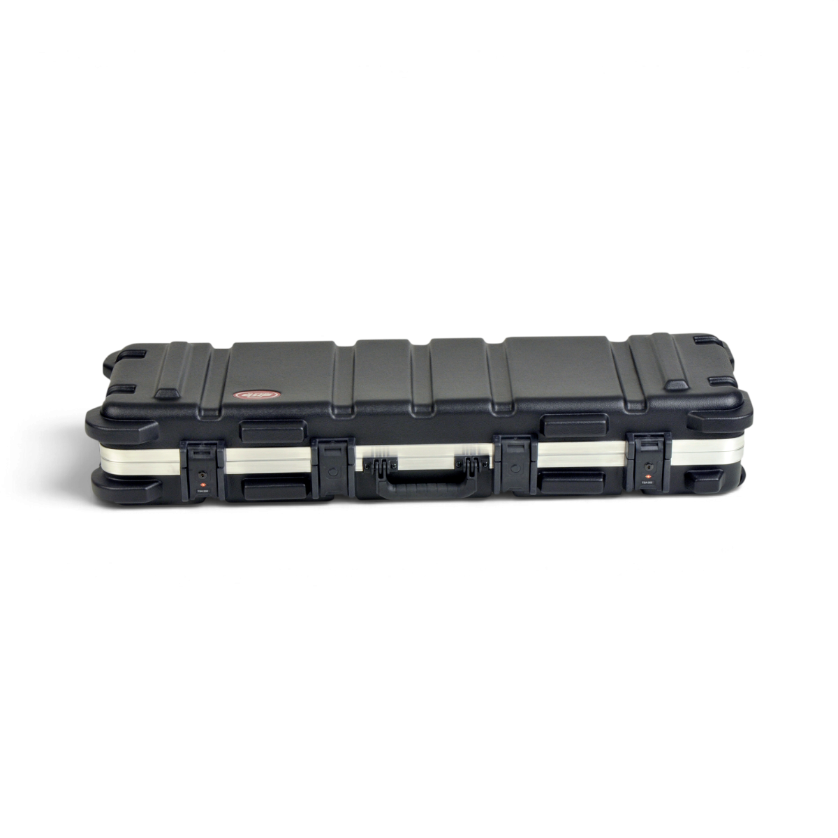 SKB Cases vSeries 4212W black injection molded shipping case with TSA locks and heavy duty latches.