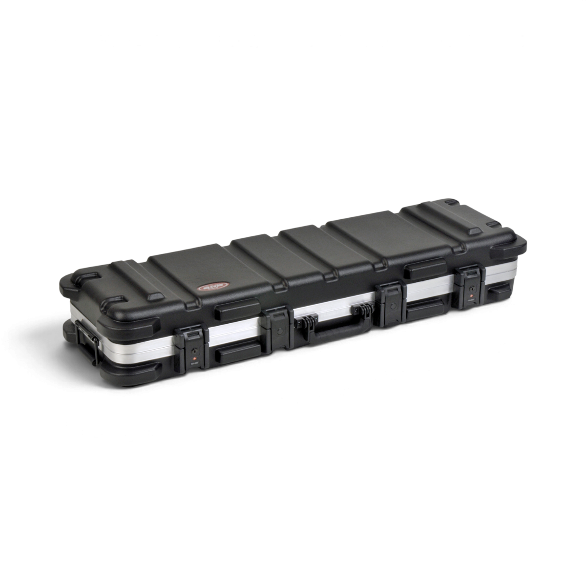 SKB Cases vSeries 4212W black injection molded shipping case with TSA trigger release latches and low profile design
