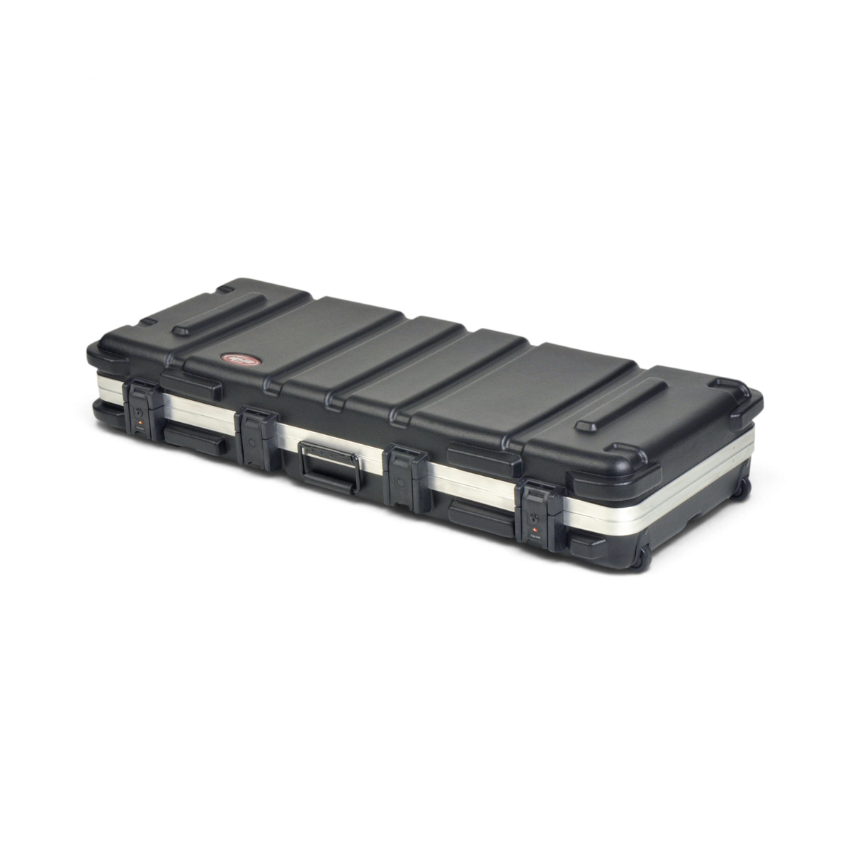 SKB Cases vSeries 4316W black hard-shell transport case with TSA latches for mic stands and drum hardware