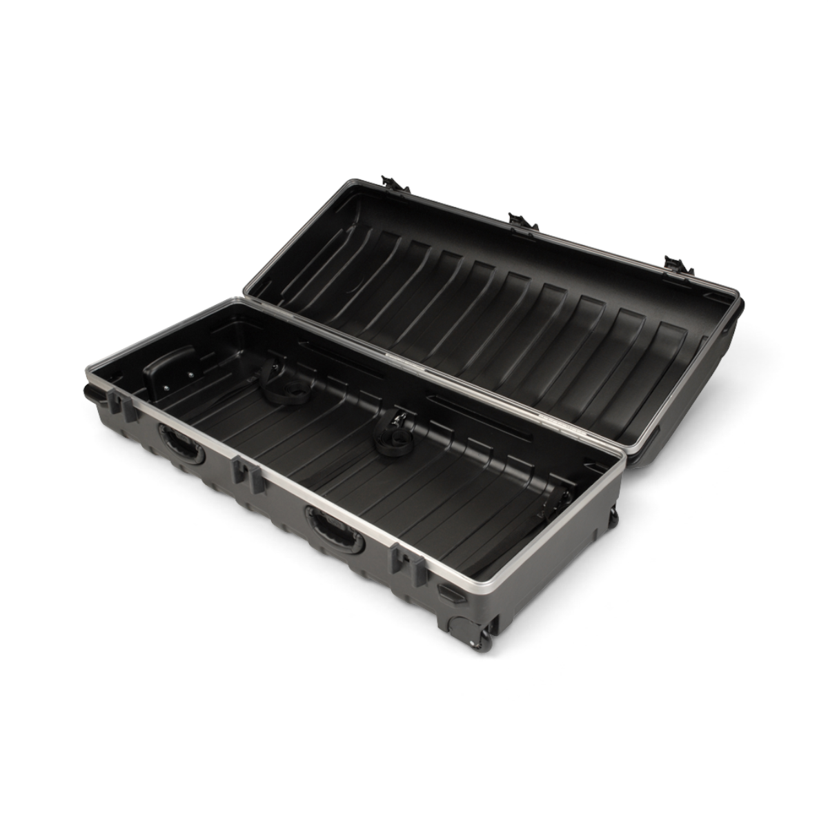 SKB Cases vSeries 5020 black polyethylene hard-shell equipment transport case with open lid and interior detail