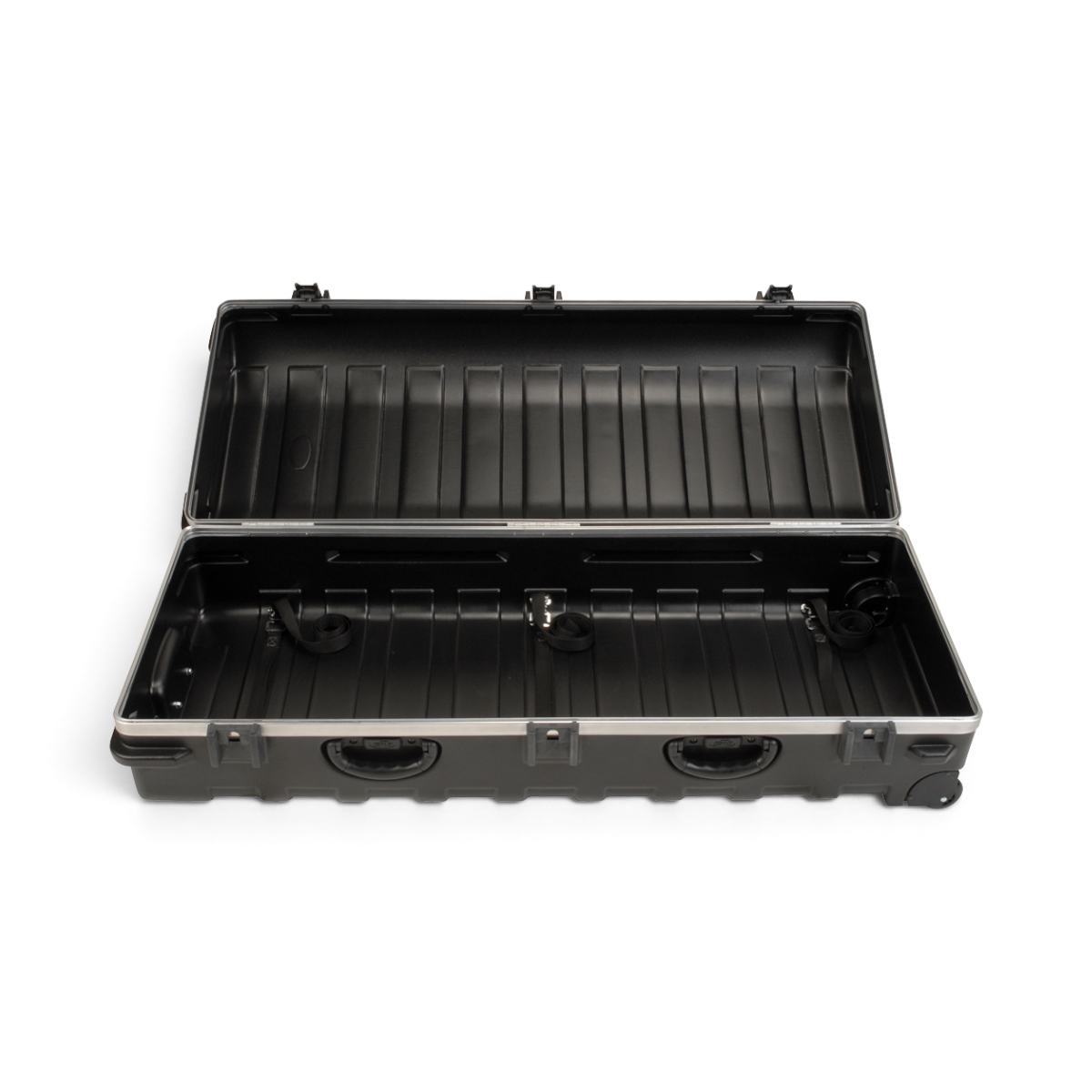 SKB Cases vSeries 5020 black polyethylene hard-shell equipment transport case with internal straps and TSA latches