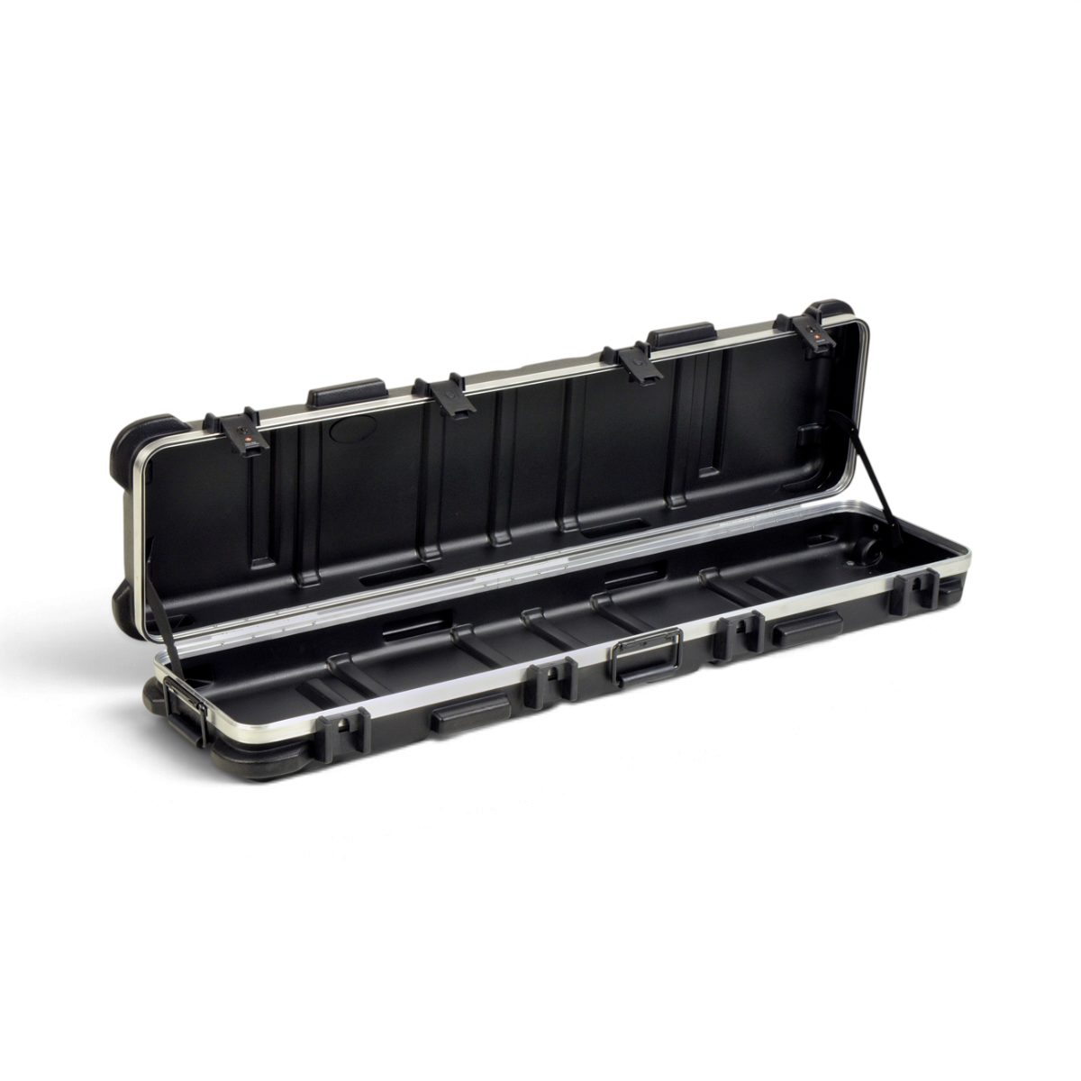 SKB Cases vSeries 5211W hard-shell equipment transport case with black polyethylene finish and locking latches.