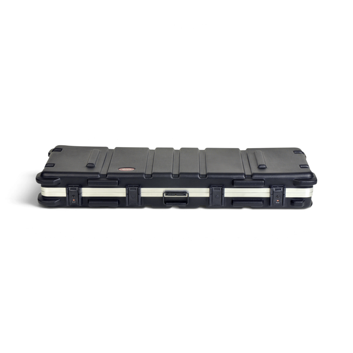 SKB Cases vSeries 5216W black polyethylene hard-shell transport case with TSA locking latches and protective bumpers.