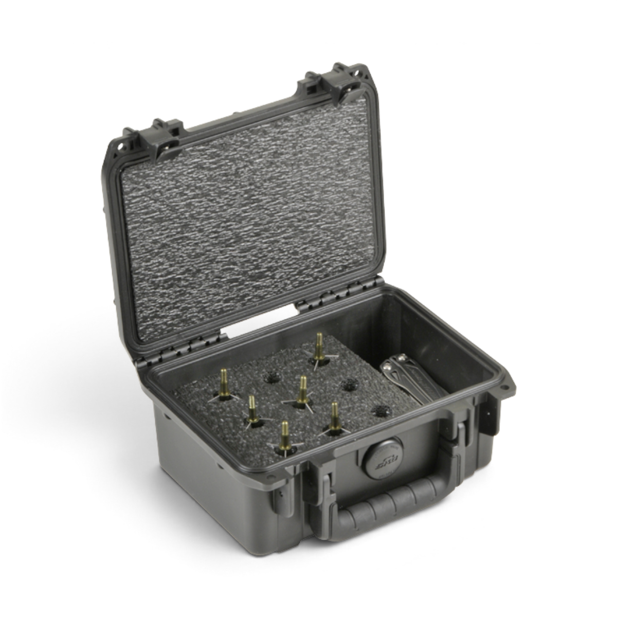SKB Cases iSeries 0705-3 waterproof black polypropylene broadhead case with foam insert and accessory compartment
