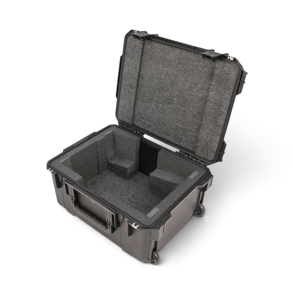 SKB Cases iSeries waterproof hard case for Yamaha DM3 digital mixer with custom foam interior and wheels